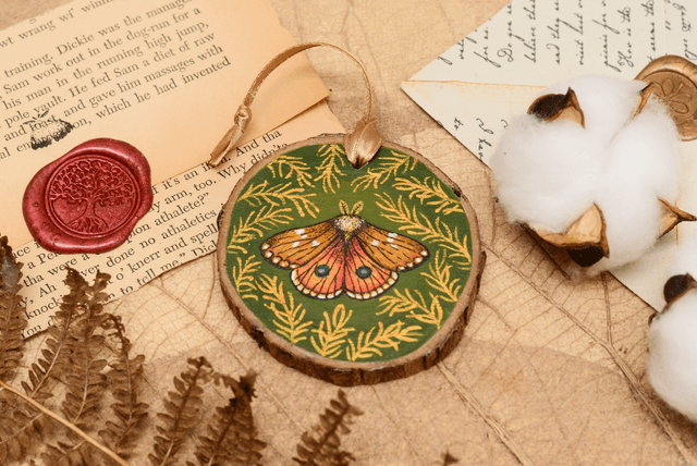 Io Moth Ornament 