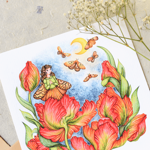 "Tulip Fairy" postcard