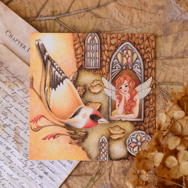 "A Tree Fairy" postcard