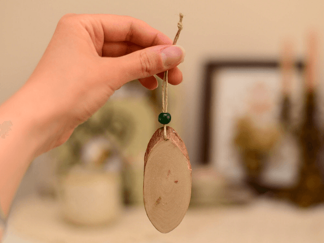 "Lake Trio"  wood slice painting set