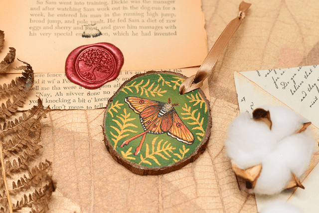 Moon Moth Ornament