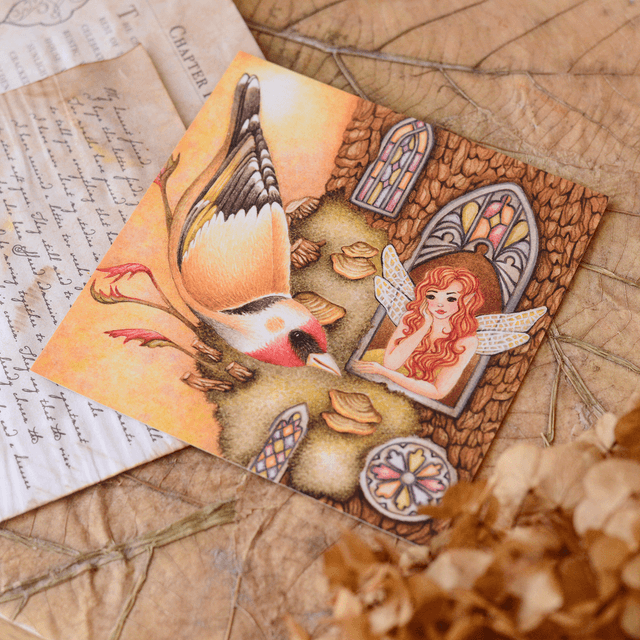 "A Tree Fairy" postcard