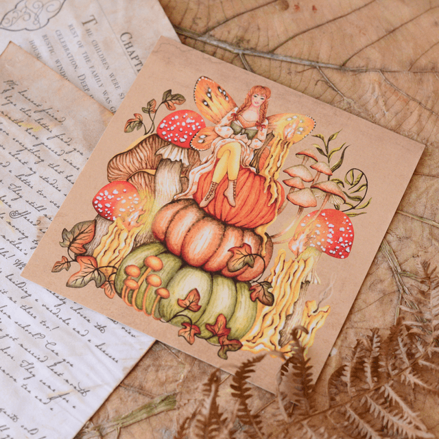 "An Enchanted Village'' postcard 