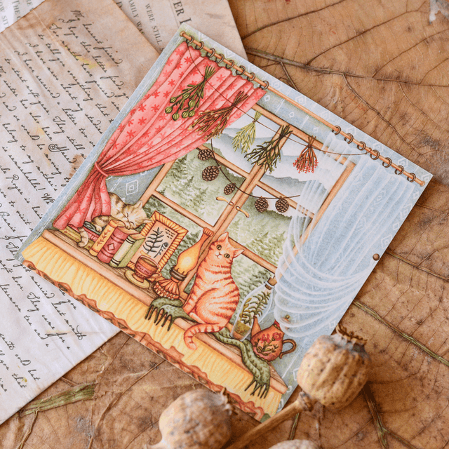 "A Window View" postcard 