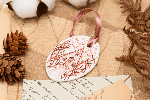 Christmas House Ornament