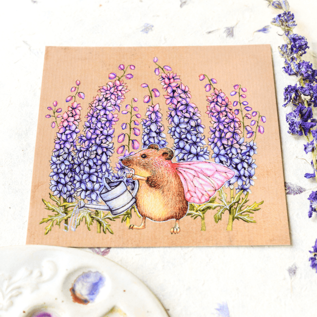 "Little Gardener" postcard