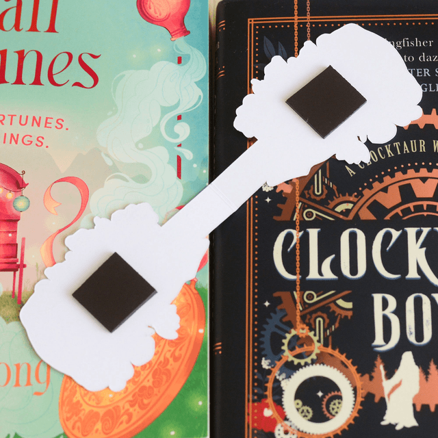 Flower Cat Magnetic Bookmark