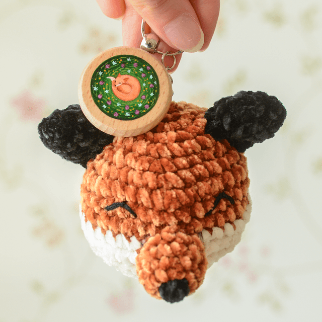 "Baby Fox" keychain