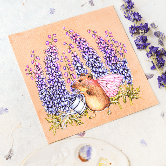 "Little Gardener" postcard