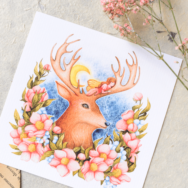 "Sleeping Beauty" postcard