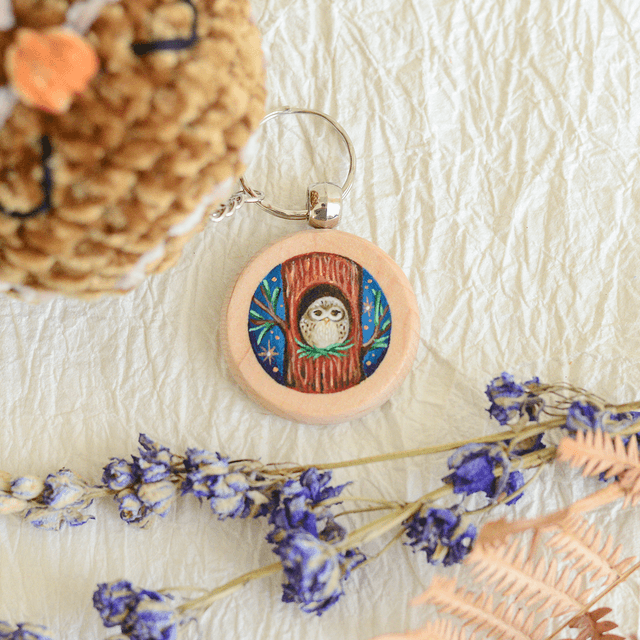 "Baby Owl" keychain