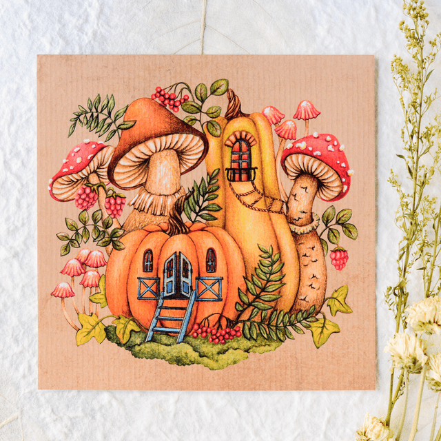 "Fairy Village" postcard