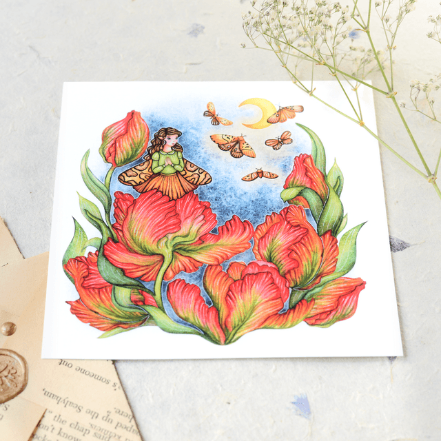 "Tulip Fairy" postcard