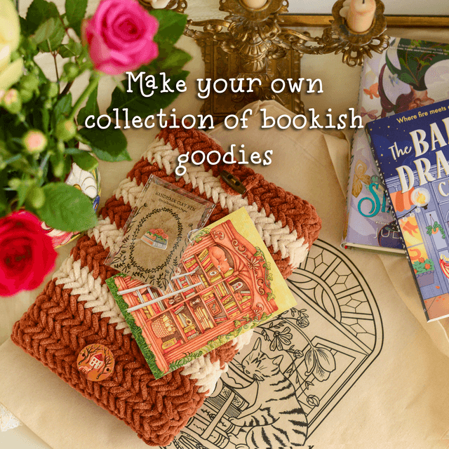 Spring Collection "Book Lover" clay pin