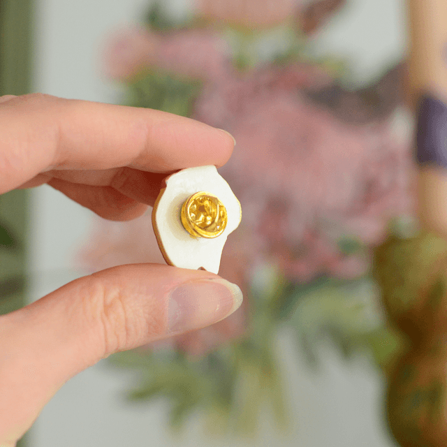 Spring Collection "Baby Lady" clay pin