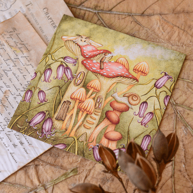"An Enchanted Village'' postcard 
