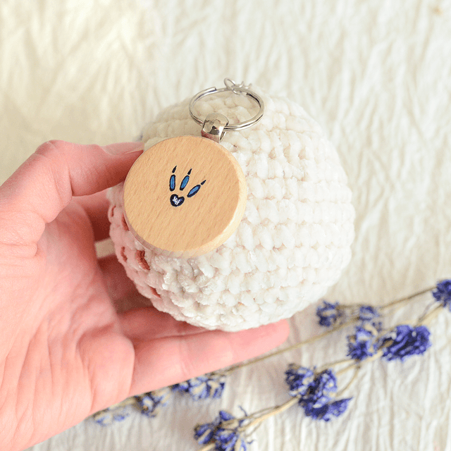 "Polar Owl" keychain