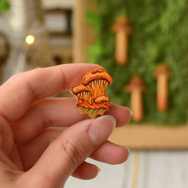 Autumn Collection "Book of Fairy Tales" clay pin (1)