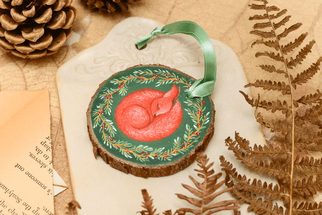 Red Squirrel Ornament 