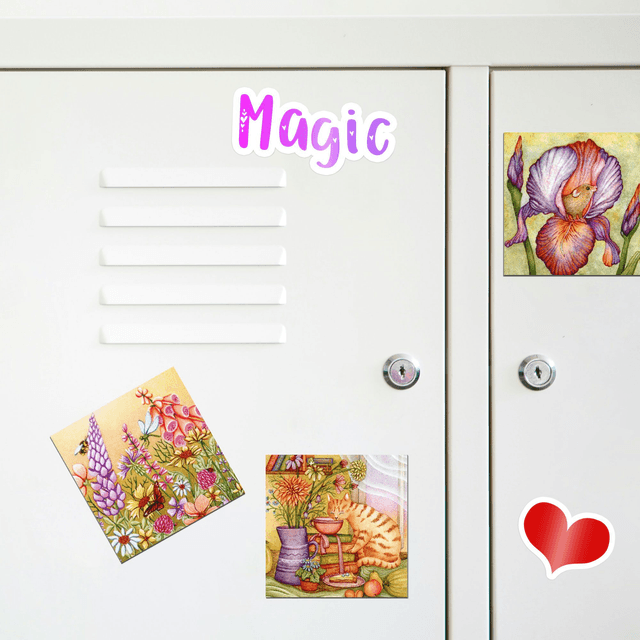 "A Curious Mouse" Magnet