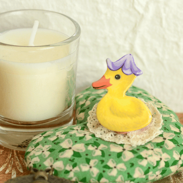 Spring Collection "Ducky" clay pin