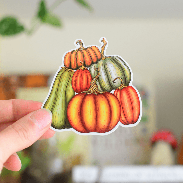 "Pumpkin" XL vinyl sticker