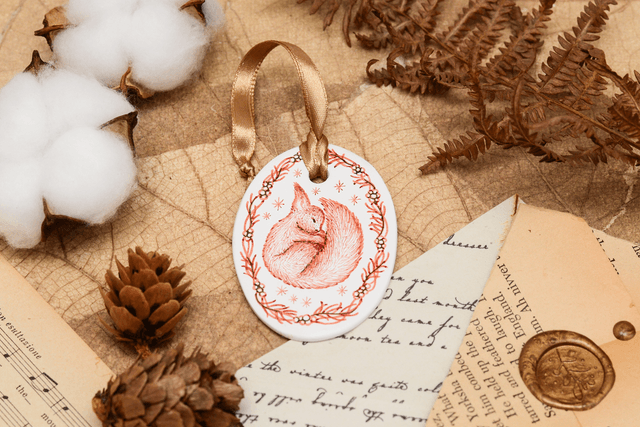 Squirrel Ornament 