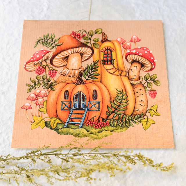 "Fairy Village" postcard