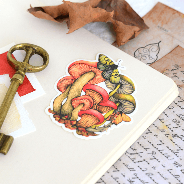 "Mushroom" vinyl sticker