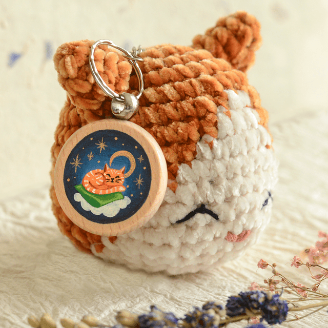 "Baby Kitty" keychain