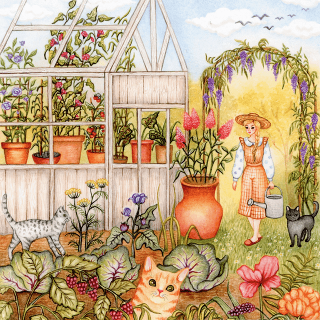 Gardening with Kitties