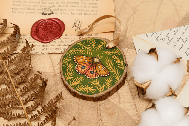Io Moth Ornament 