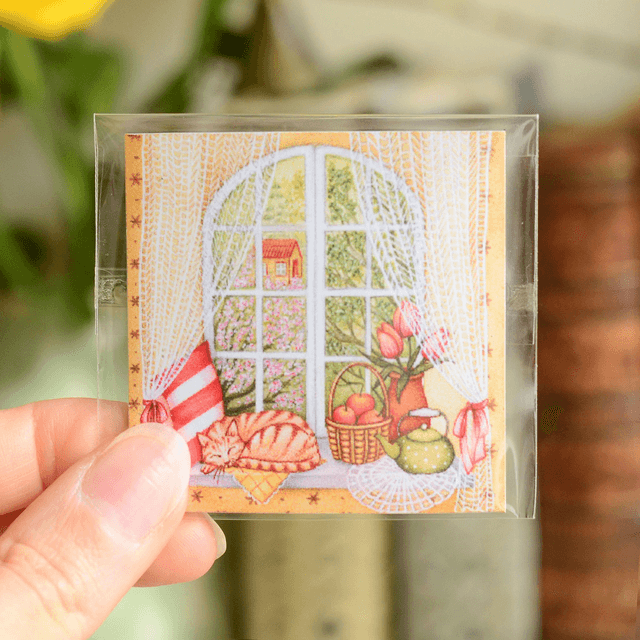 &quot;A Spring Window&quot; Magnet