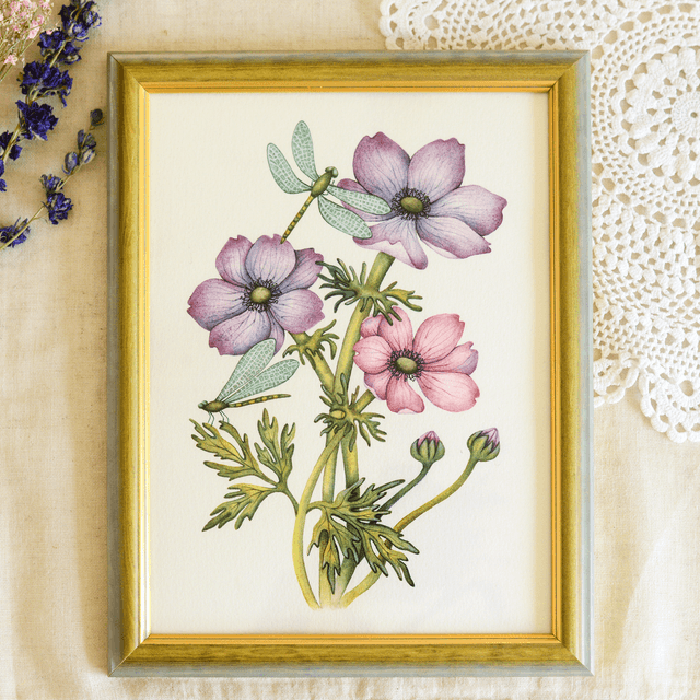 &quot;Purple Dreams&quot; original watercolor painting