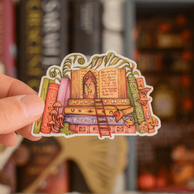 &quot;Story World&quot; XL vinyl sticker