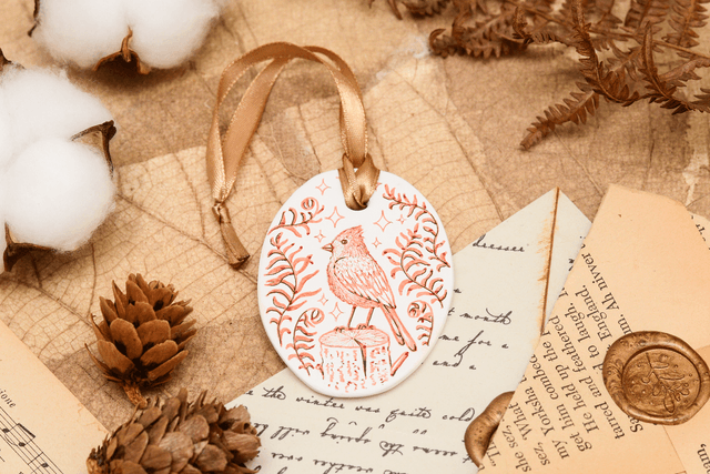Cardinal Ornament 