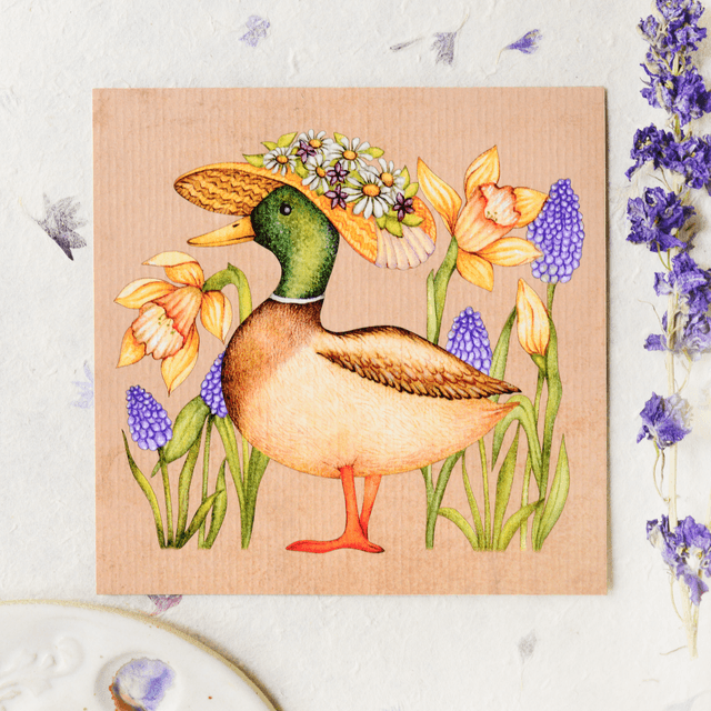 &quot;Spring Ducky&quot; postcard