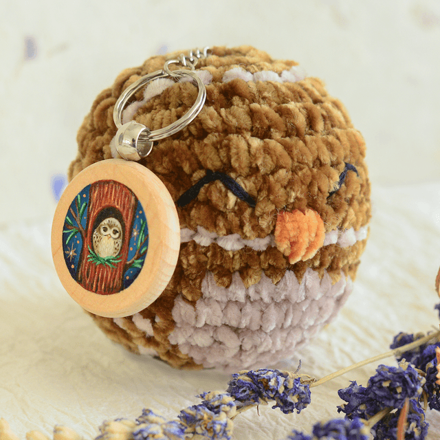 &quot;Baby Owl&quot; keychain