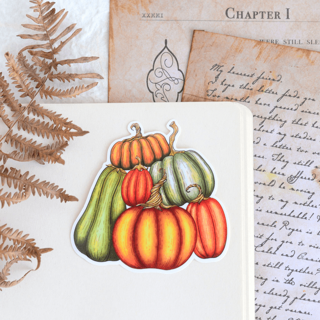 &quot;Pumpkin&quot; XL vinyl sticker